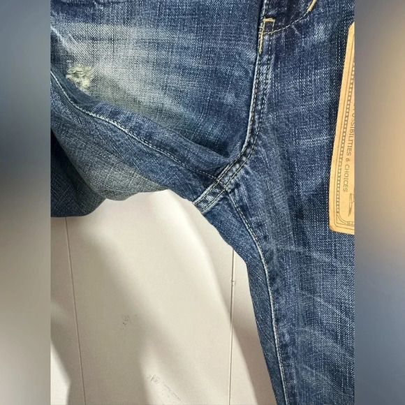 LTB 1948 Bootcut Low Rise Distressed Denim Cottton Jeans Size 31x32 - Picture 2 of 13